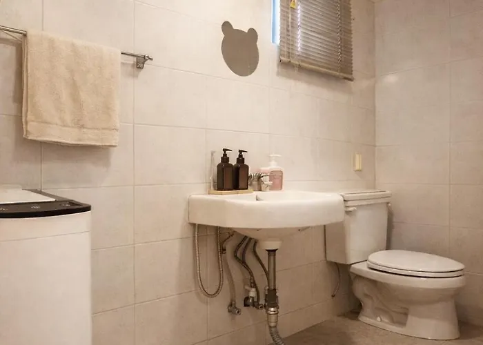 연지 White Linen House Appartement Séoul